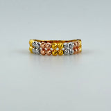 Tri-Color Braided Gold Ring 2.86 grams | 201415
