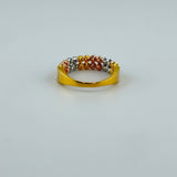 Tri-Color Braided Gold Ring 2.86 grams | 201415