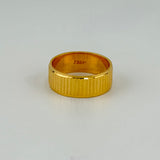 Classic High-Polish Gold Band Ring 5.21 grams | 201425