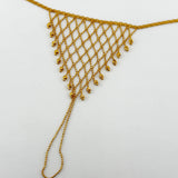 Elegant Hand Chain Gold Glove 9.27 grams | 201490