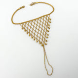 Elegant Hand Chain Gold Glove 9.27 grams | 201490