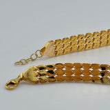 21K Gold 3-Row Halabi Bracelet 15.10 grams | 206361