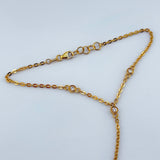 21K Gold Glove Bracelet with 5 Stones 5.53 grams | 206471