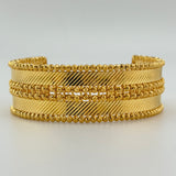 Luxury Textured Cuff Bracelet 22.29 grams | 201498