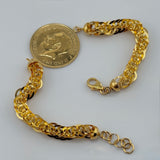 21K Gold Lira Twist Link Bracelet 10.16 grams | 206472