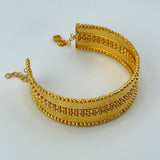 Luxury Textured Cuff Bracelet 22.29 grams | 201498