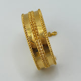 Luxury Textured Cuff Bracelet 22.29 grams | 201498