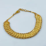 21K Gold Lira 29-Motif Bracelet 9.22 grams | 206483