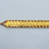 21K Gold Lira 29-Motif Bracelet 9.22 grams | 206483