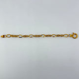 Modern Link Gold Bracelet 6.86 grams 7.5 inch | 201538