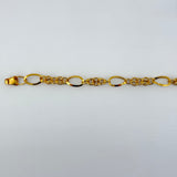 Modern Link Gold Bracelet 6.86 grams 7.5 inch | 201538
