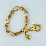 Modern Link Gold Bracelet 6.86 grams 7.5 inch | 201538