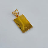 21K Gold Fortuna Charm Pendant 3.38 grams | 206487