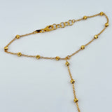 21K Gold Beaded Glove Bracelet 3.67 grams | 206490