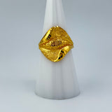 Traditional Textured Gold Ring 2.18 grams | 201558