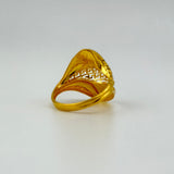 Traditional Textured Gold Ring 2.18 grams | 201558