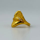Traditional Textured Gold Ring 2.18 grams | 201558