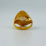 Traditional Textured Gold Ring 2.18 grams | 201558