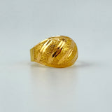 Traditional Textured Gold Ring 4.34 grams | 201561