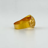 Traditional Engraved Gold Ring 4.05 grams | 201563