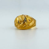Traditional Engraved Gold Ring 4.05 grams | 201563