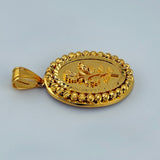 21K Gold Rose Bead Charm Pendant 9.05 grams | 206523