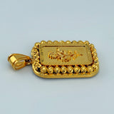 21K Gold Rose Charm Pendant 7.14 grams | 206526