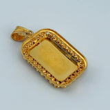 21K Gold Rose Charm Pendant 7.14 grams | 206526