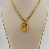 21K Gold Rose Charm Pendant 7.14 grams | 206526