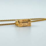 14K Yellow Gold Purse Necklace Sapphire & Diamond | 201641