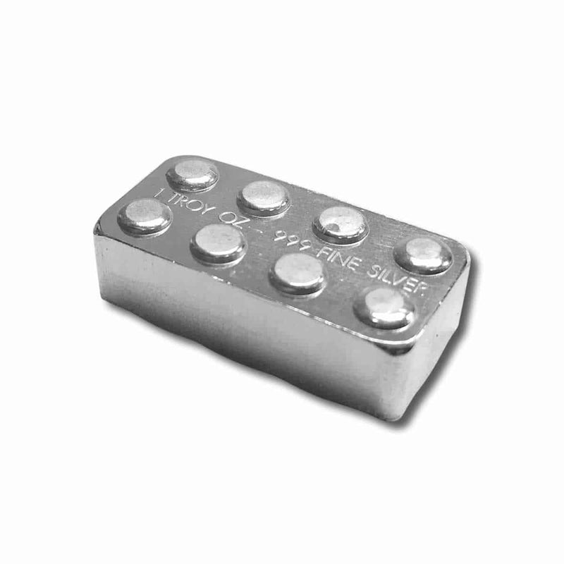 12 oz .999 Fine Silver - Qty 12 - 1oz Building Block Bars - The Starter Kit