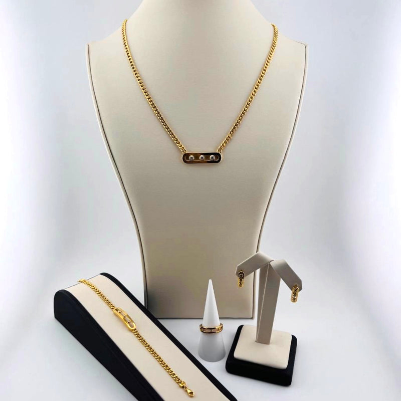3 Stone Modern Set