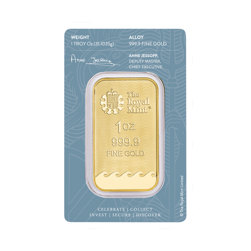 Britannia 1oz Minted Gold Bar