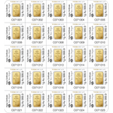 Fortuna Gold Minted Bar - MULTIGRAM+25
