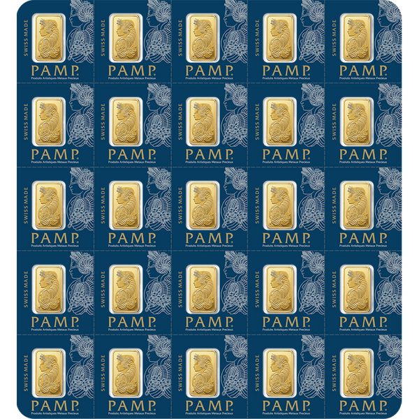 Fortuna Gold Minted Bar - MULTIGRAM+25