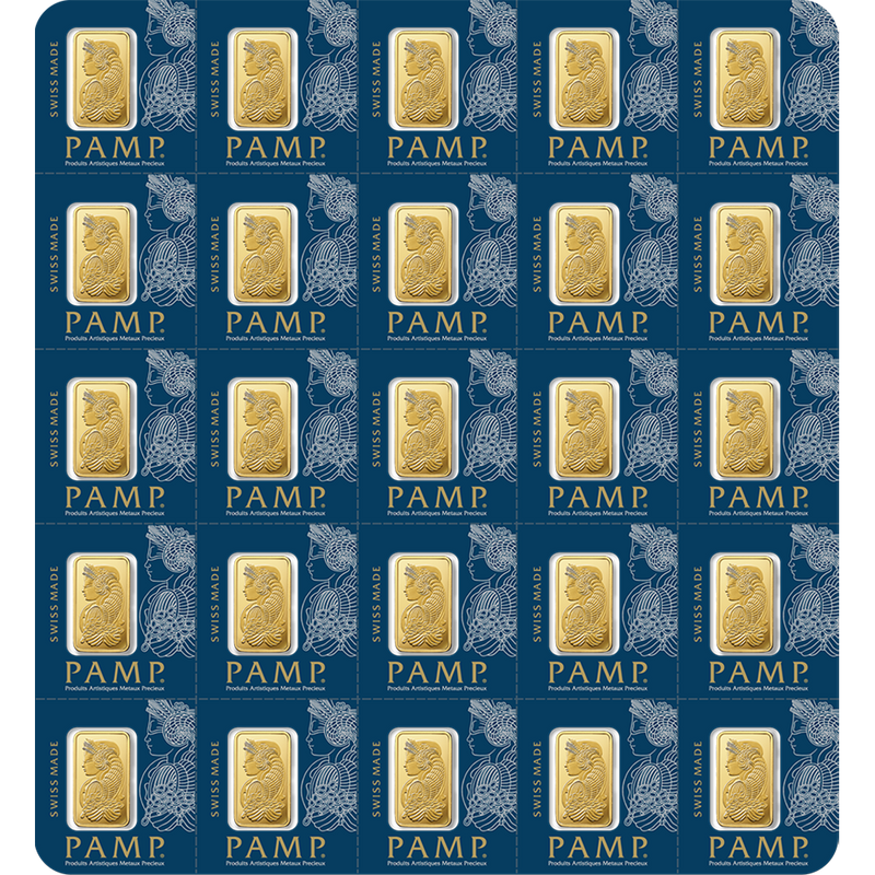 Fortuna Gold Minted Bar - MULTIGRAM+25