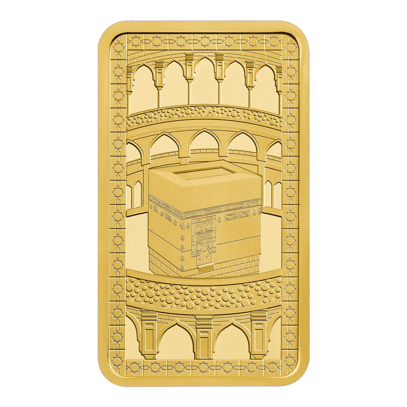 Kaaba 20g Gold Bullion Minted Bar - Royal Mint