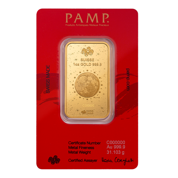2025 Lunar Year of the Snake - Legend of the White Snake 1oz Gold Bar